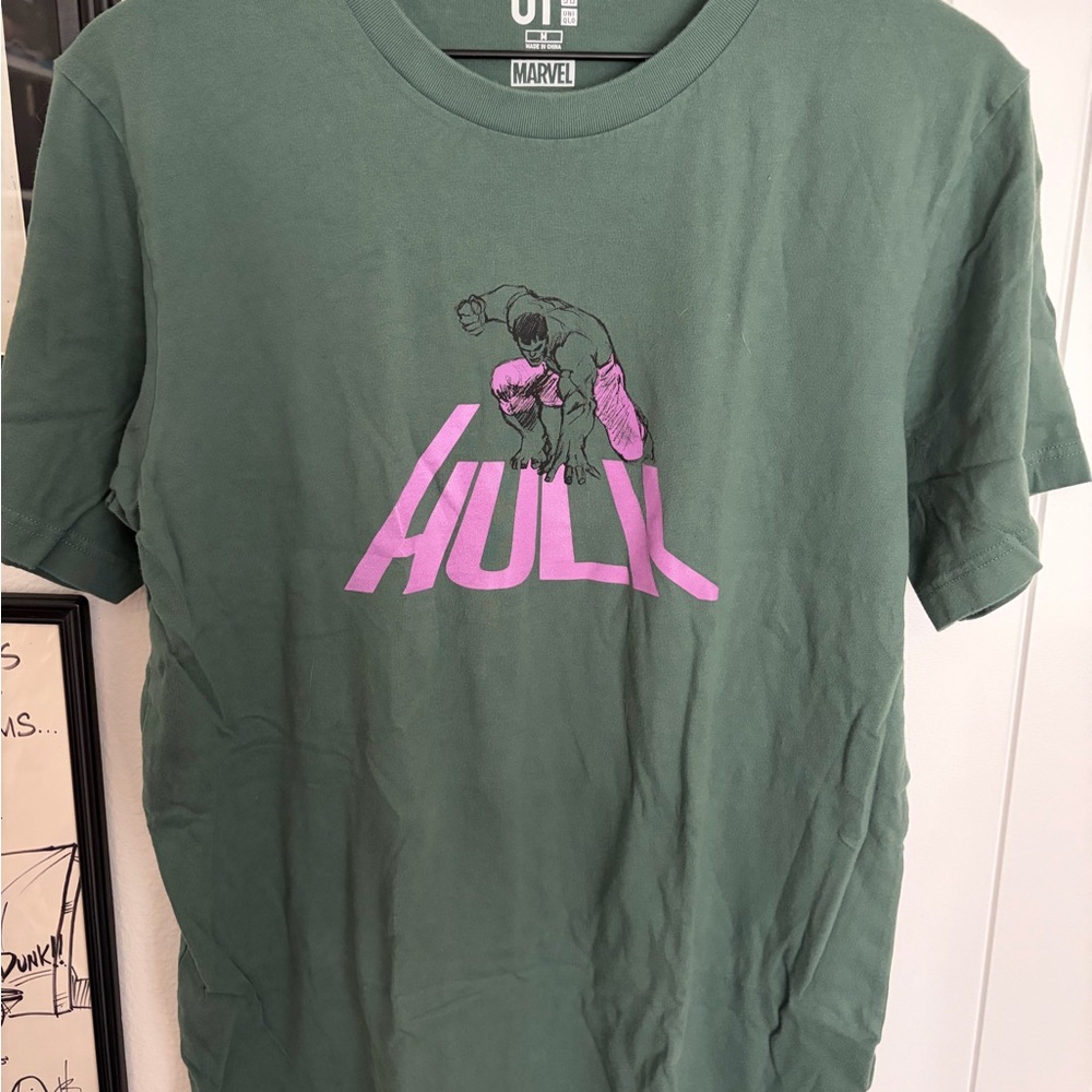 Uniqlo Green Hulk Graphic Tee